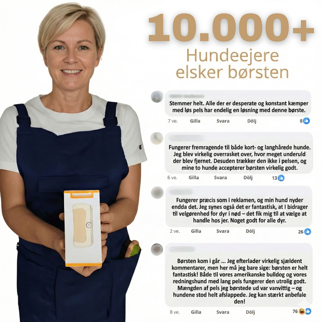 NordPels - Hundebørste