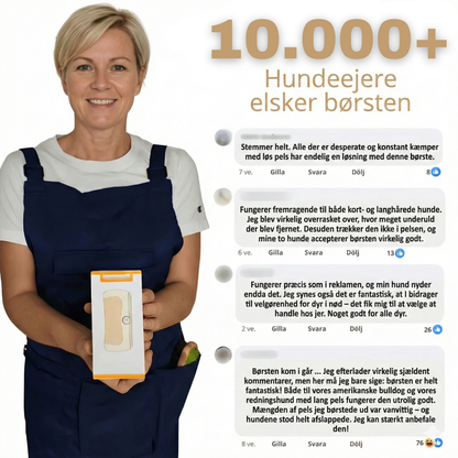 NordPels - Hundebørste