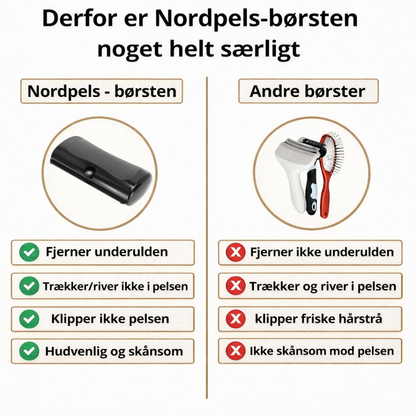 NordPels - Hundebørste